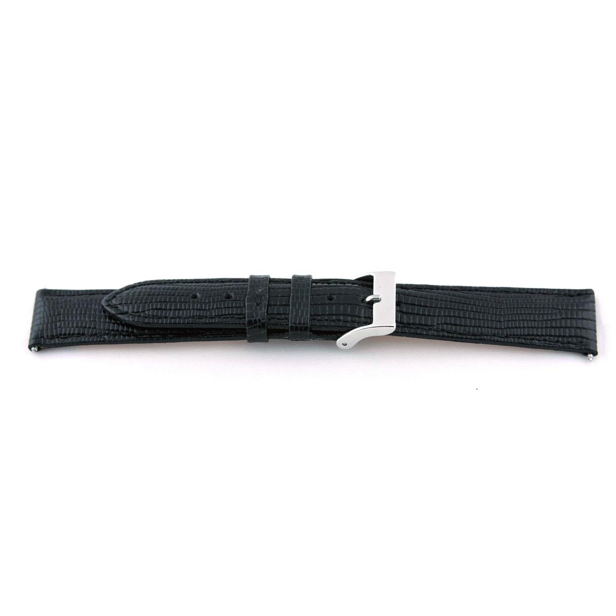 Watch strap Universal F160 Leather Black 18mm