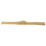 Watch strap Prisma 1691 Stainless steel Gold Toned 16mm