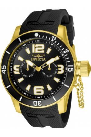 Watch strap Invicta 1792-01 Rubber Black