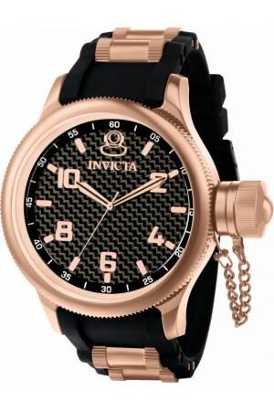 Watch strap Invicta 1972-01 Silicone Black 26mm