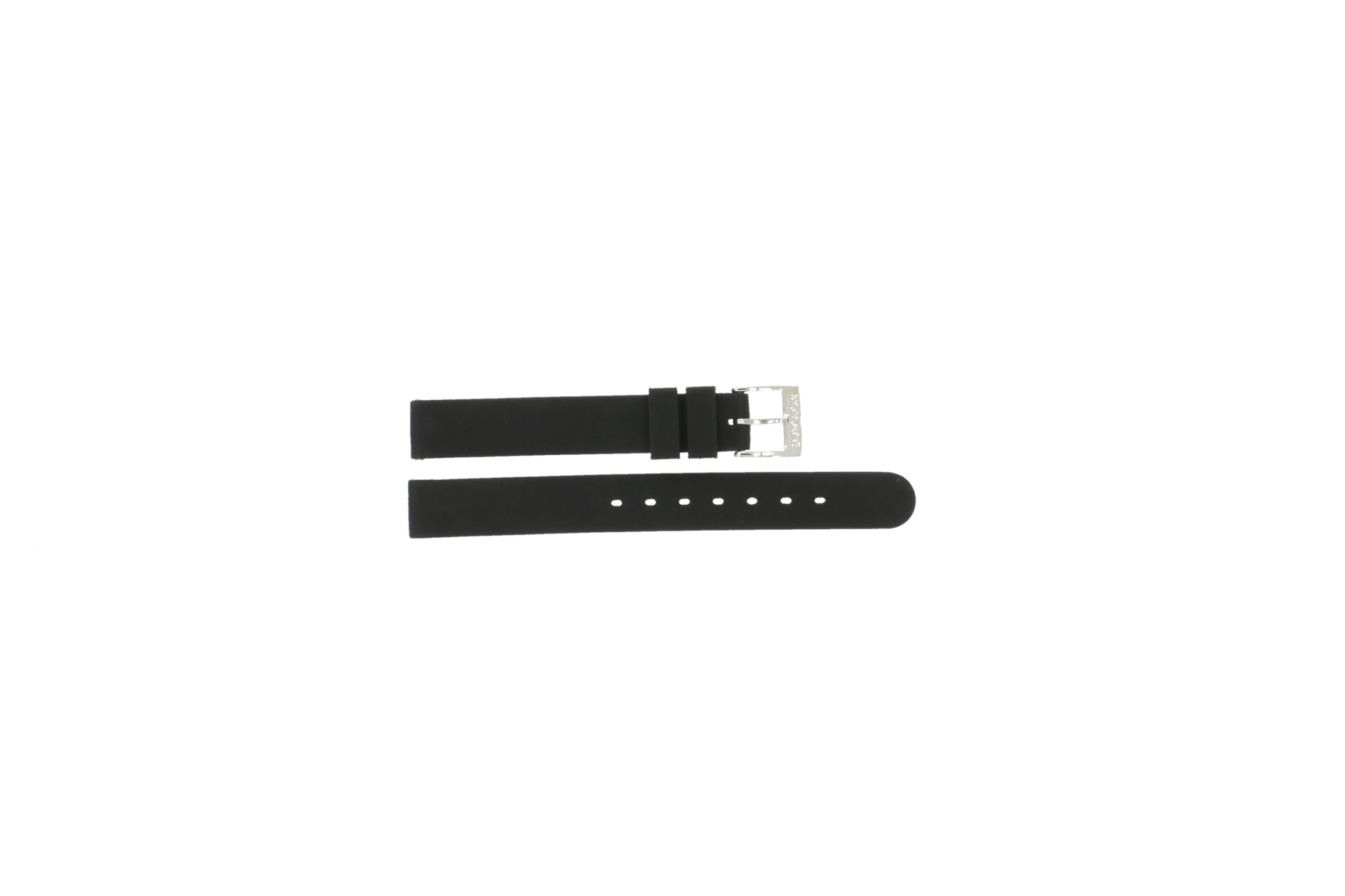 Mondaine watch strap BM20065 / FE3112.20Q Rubber / plastic Black 12mm