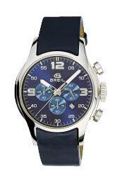 Watch strap Breil 2519774100 Leather Blue 20mm