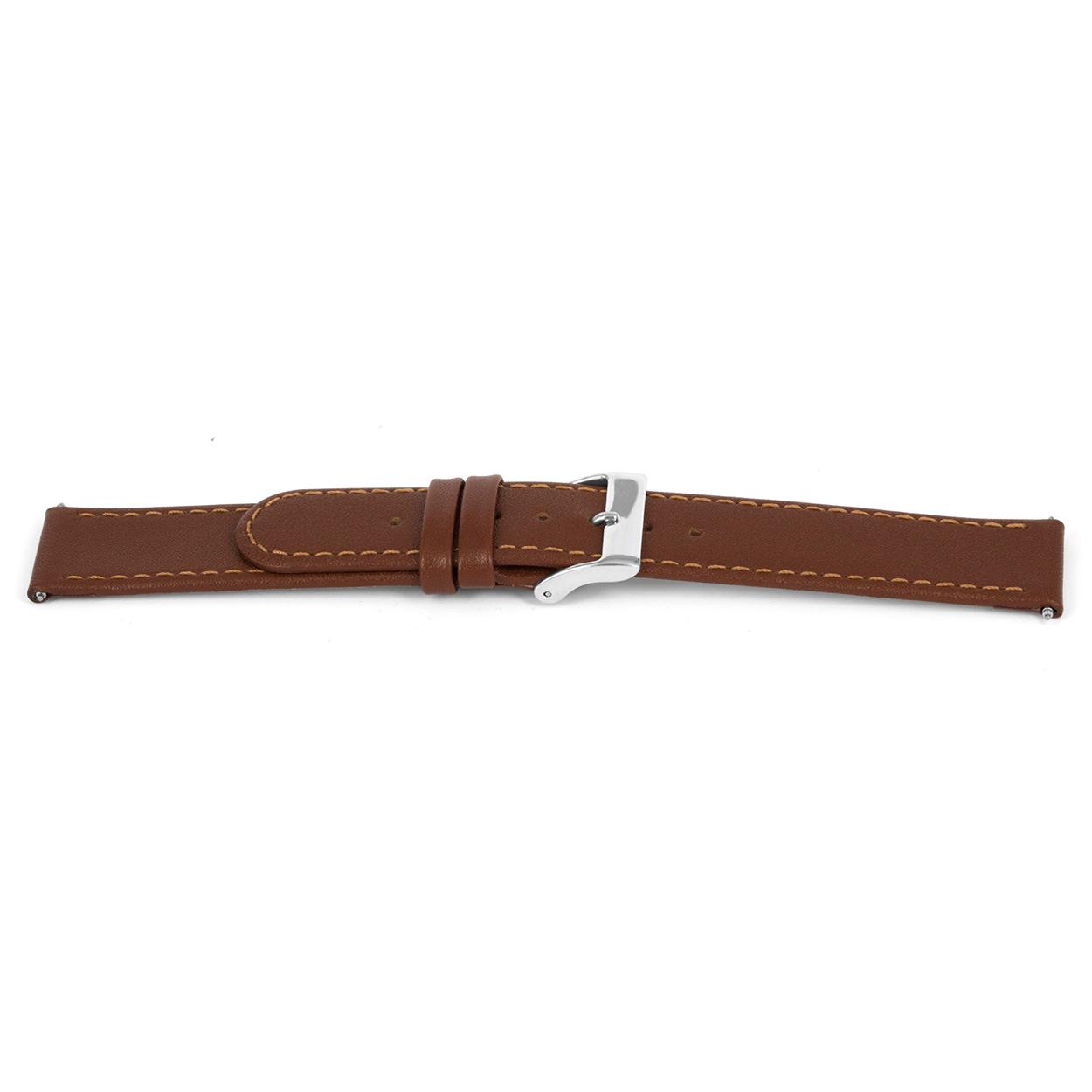 Watch strap Universal D306 Leather Brown 14mm