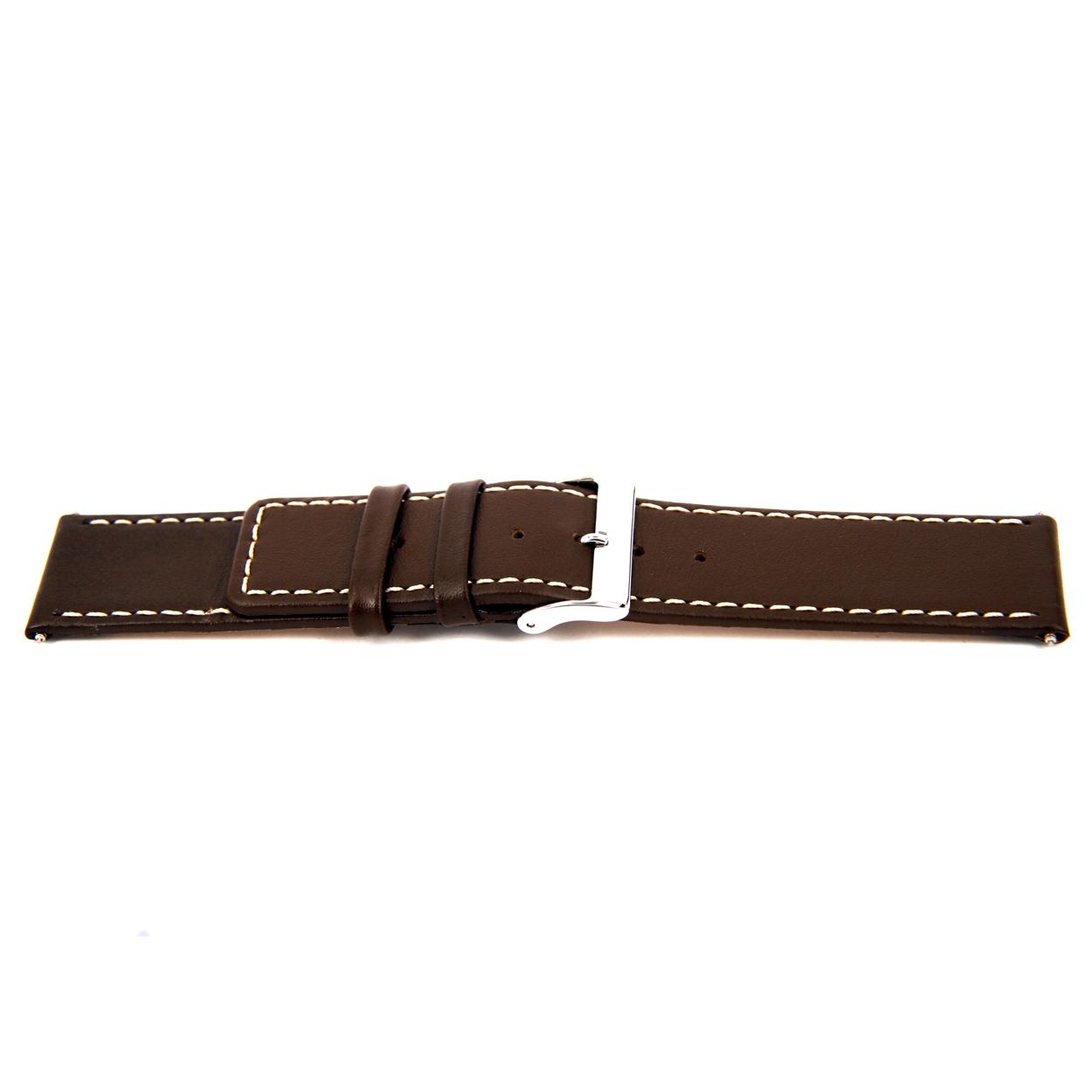 Watch strap Universal J310 Leather Brown 26mm