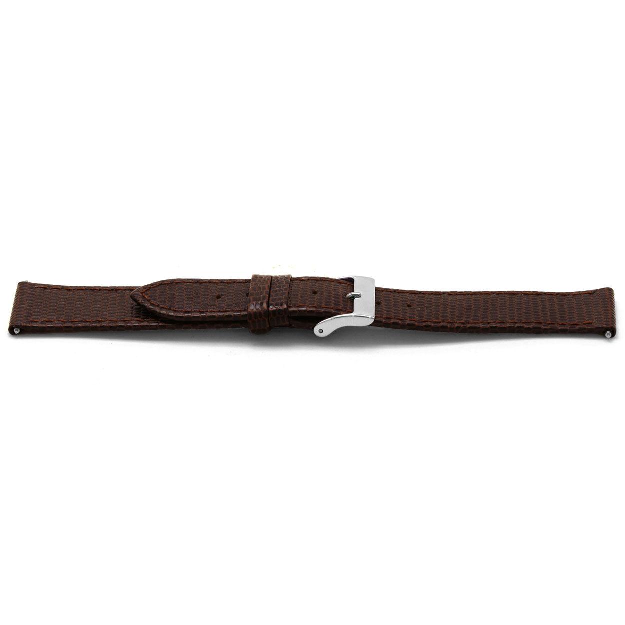 Watch strap Universal G333 Leather Brown 20mm