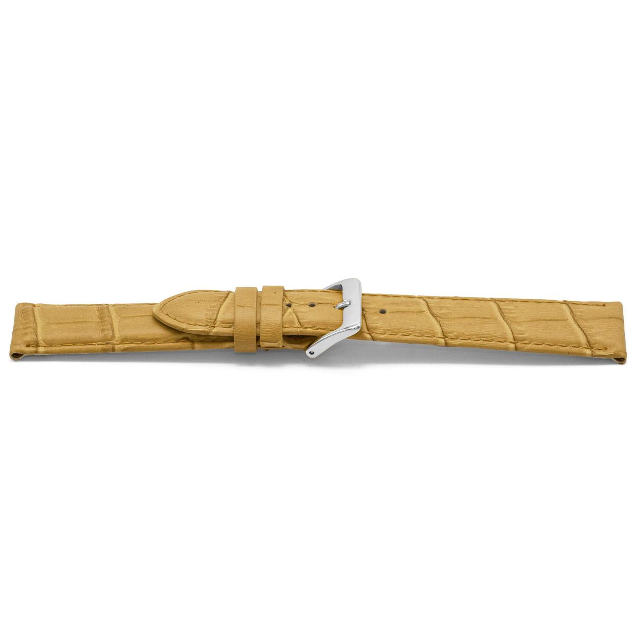 Watch strap Universal G339 Leather Beige 20mm