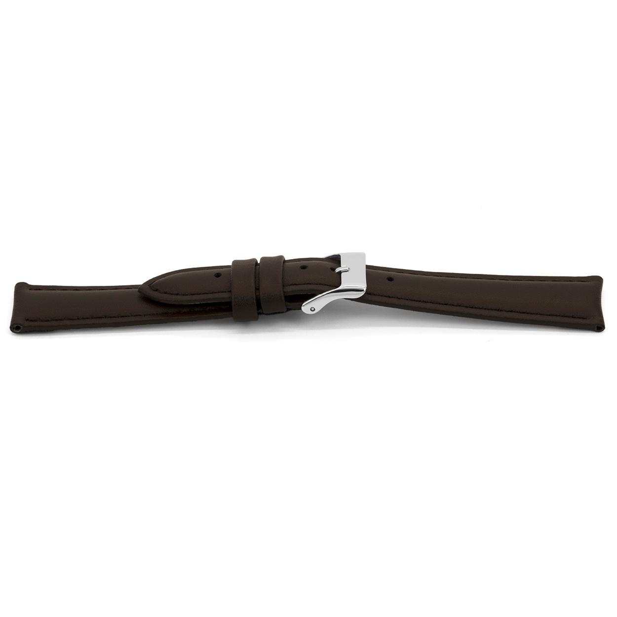 Watch strap Universal D346Z Leather Brown 14mm