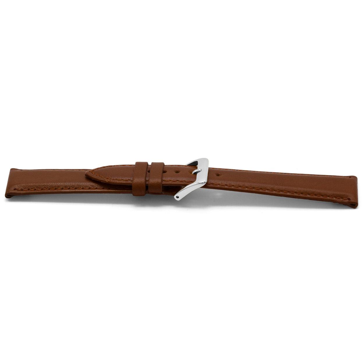 Watch strap Universal G347 Leather Cognac 20mm