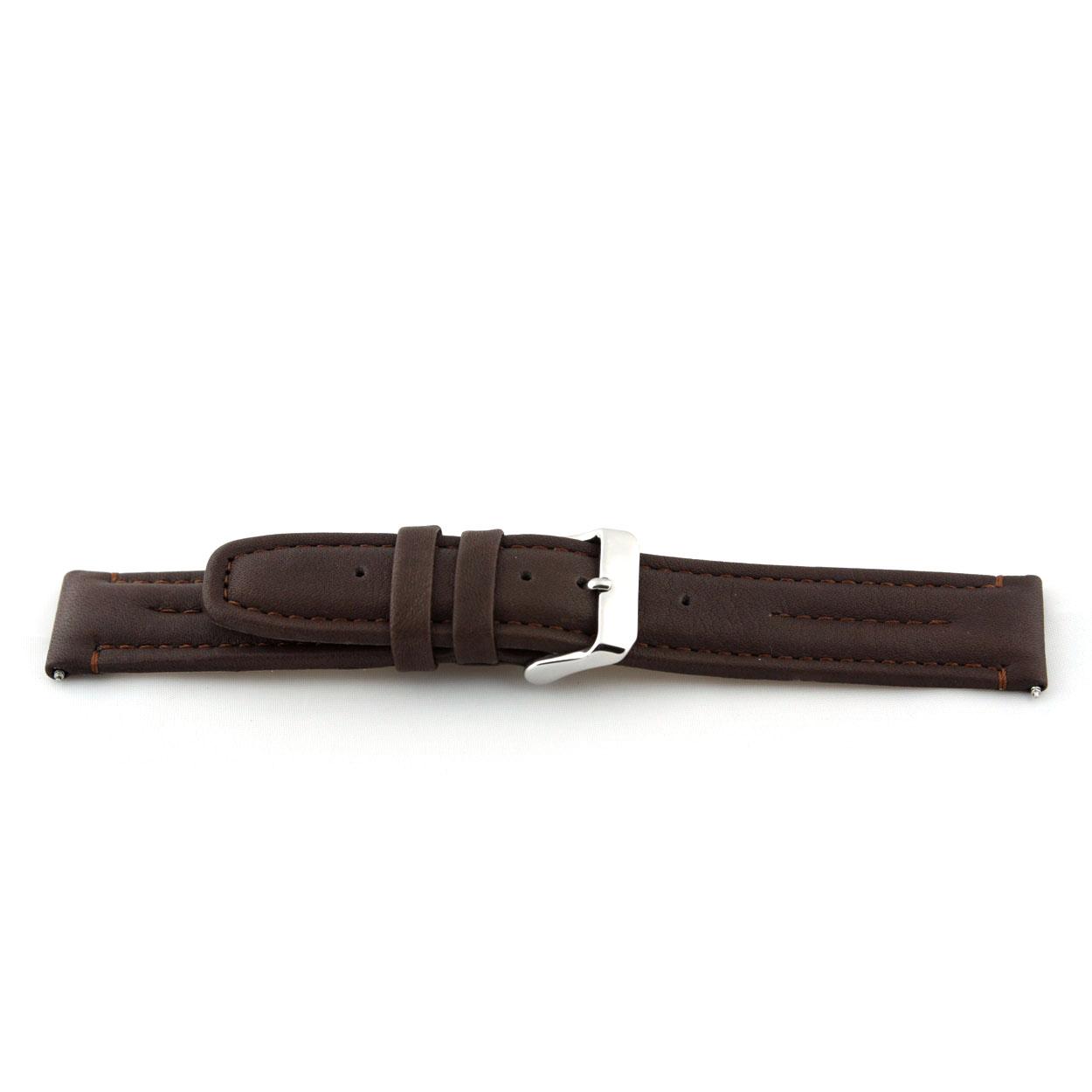 Watch strap Universal G390 Leather Brown 20mm