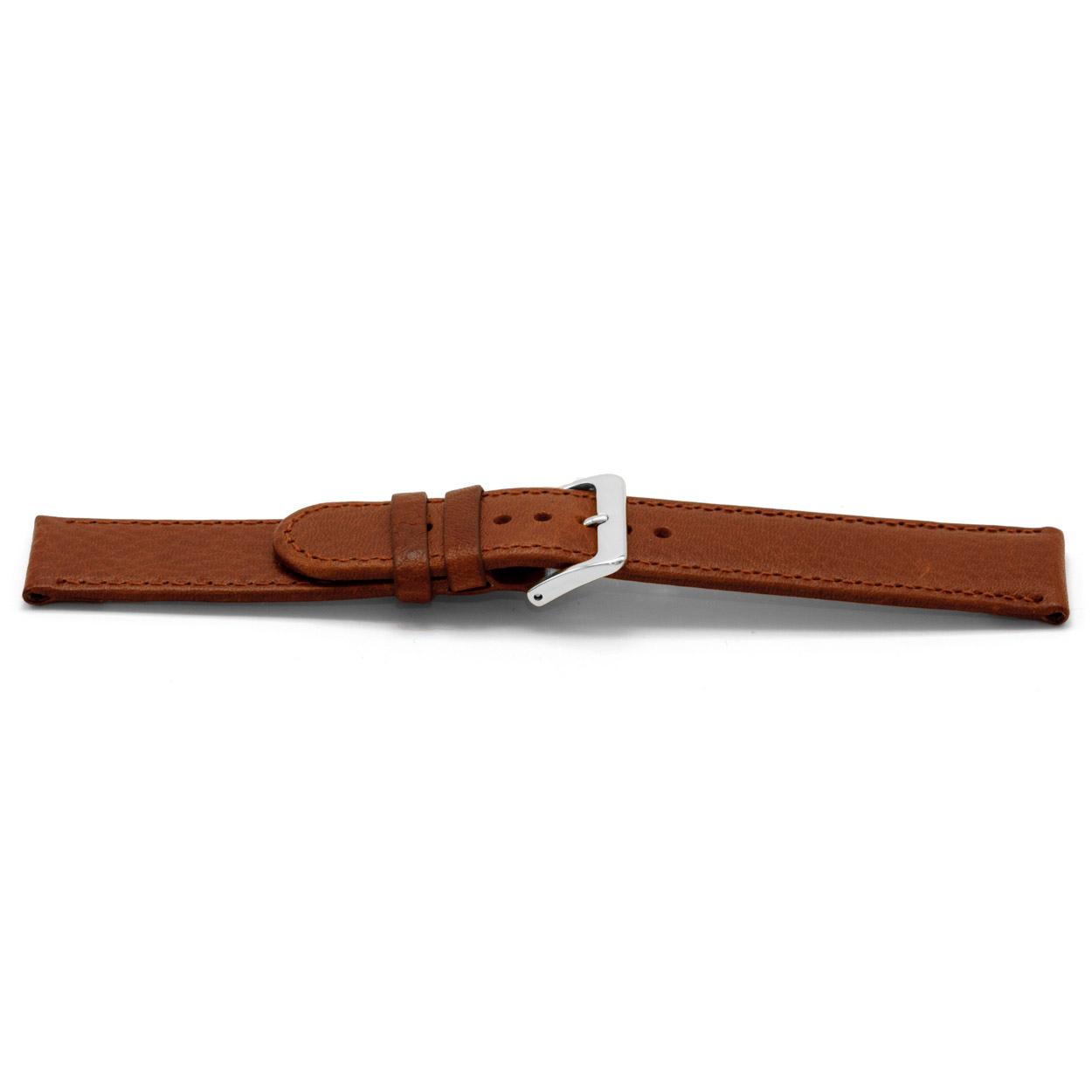 Watch strap Universal E401 Leather Brown 16mm