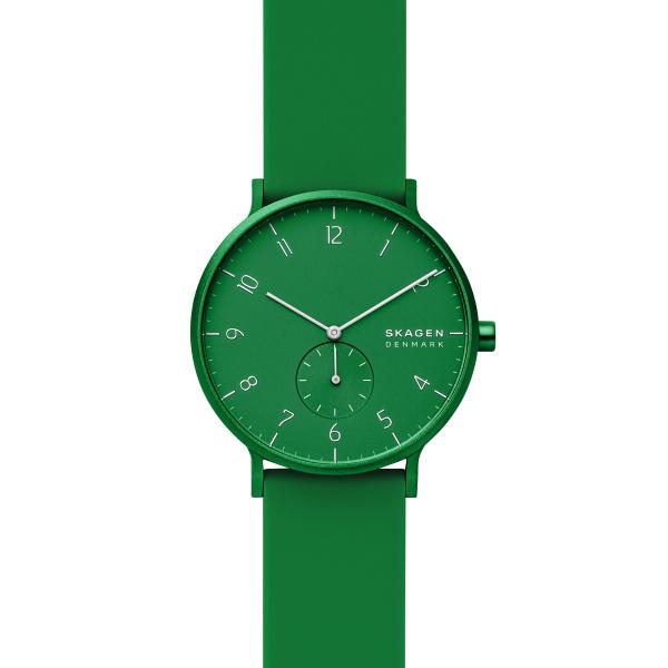 Watch strap Skagen SKW6545 Silicone Green 20mm