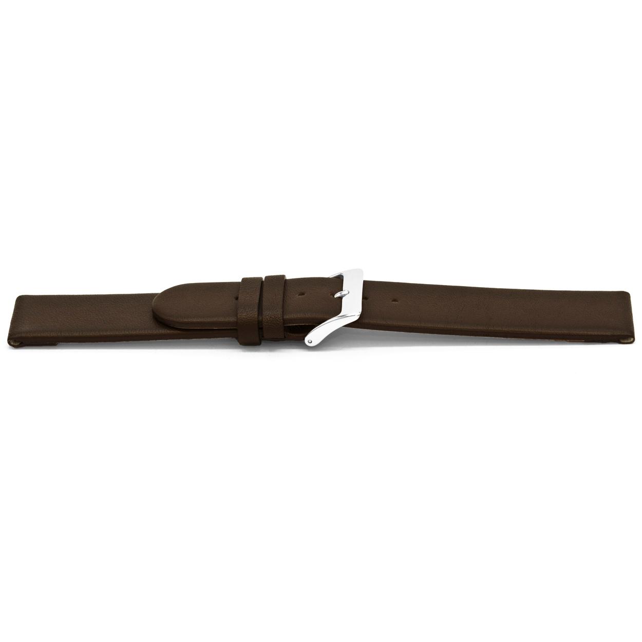 Watch strap Universal E403 Leather Brown 16mm