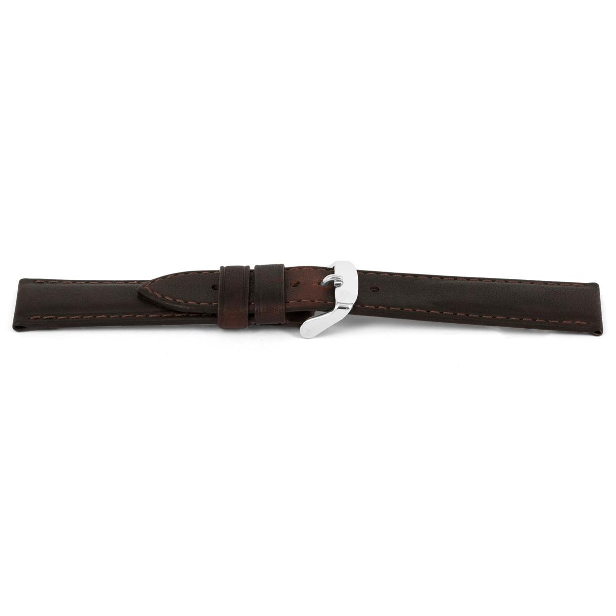 Watch strap Universal G442 Leather Brown 20mm