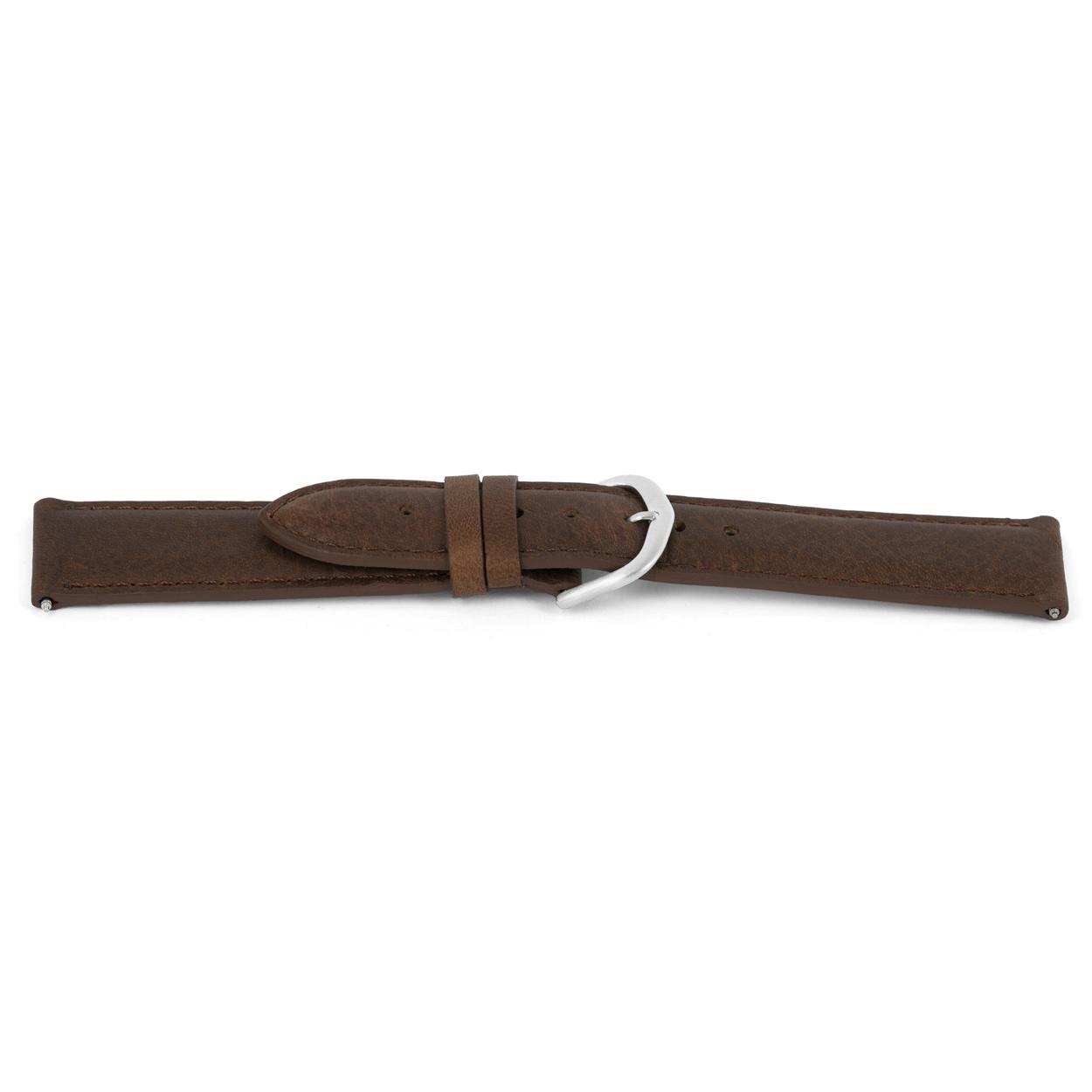 Watch strap Universal D444 Leather Brown 14mm