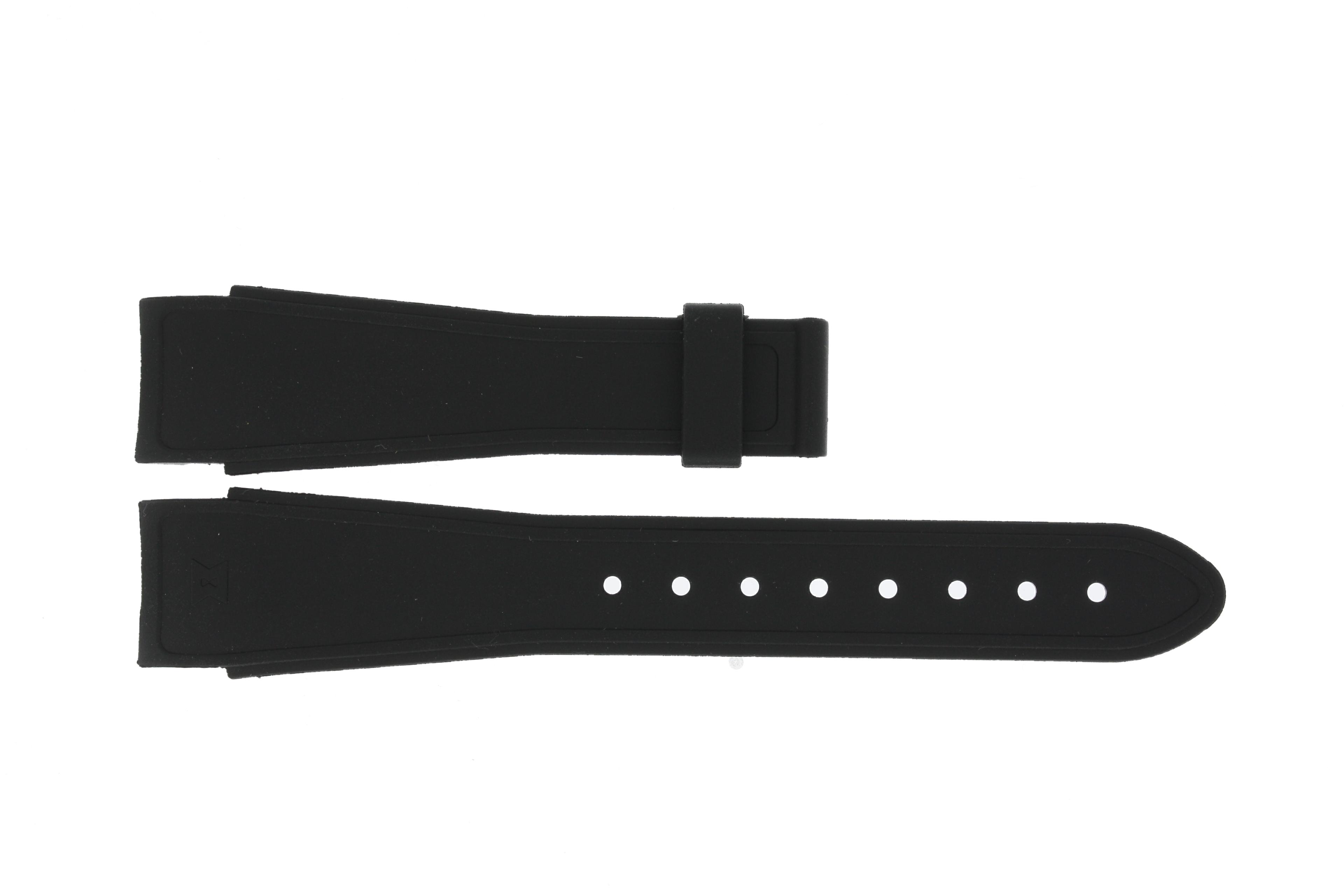 Watch strap Edox 62005-357N Silicone Black 17mm