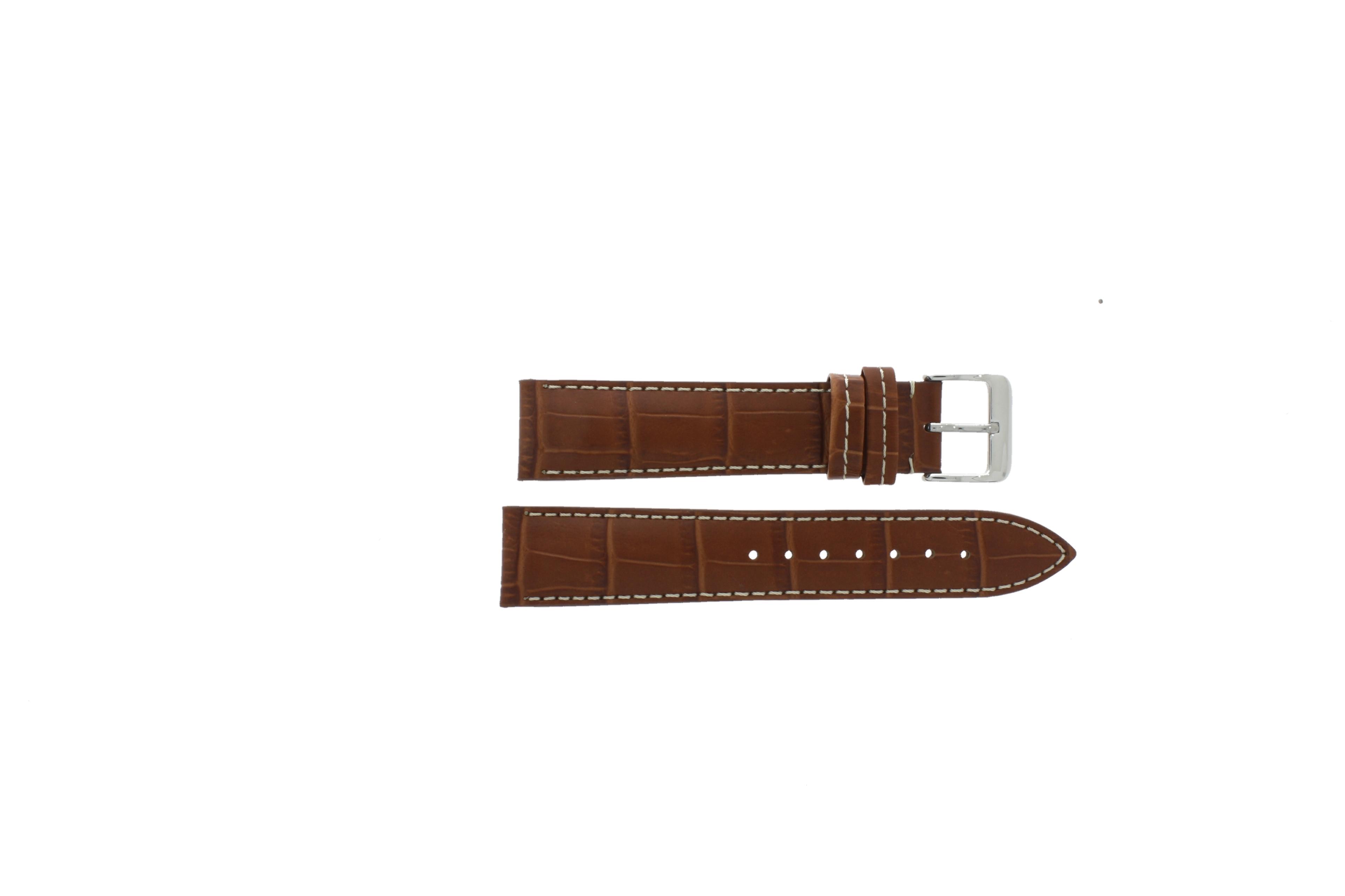 Watch strap Universal 672R.03.20.W Leather Cognac 20mm