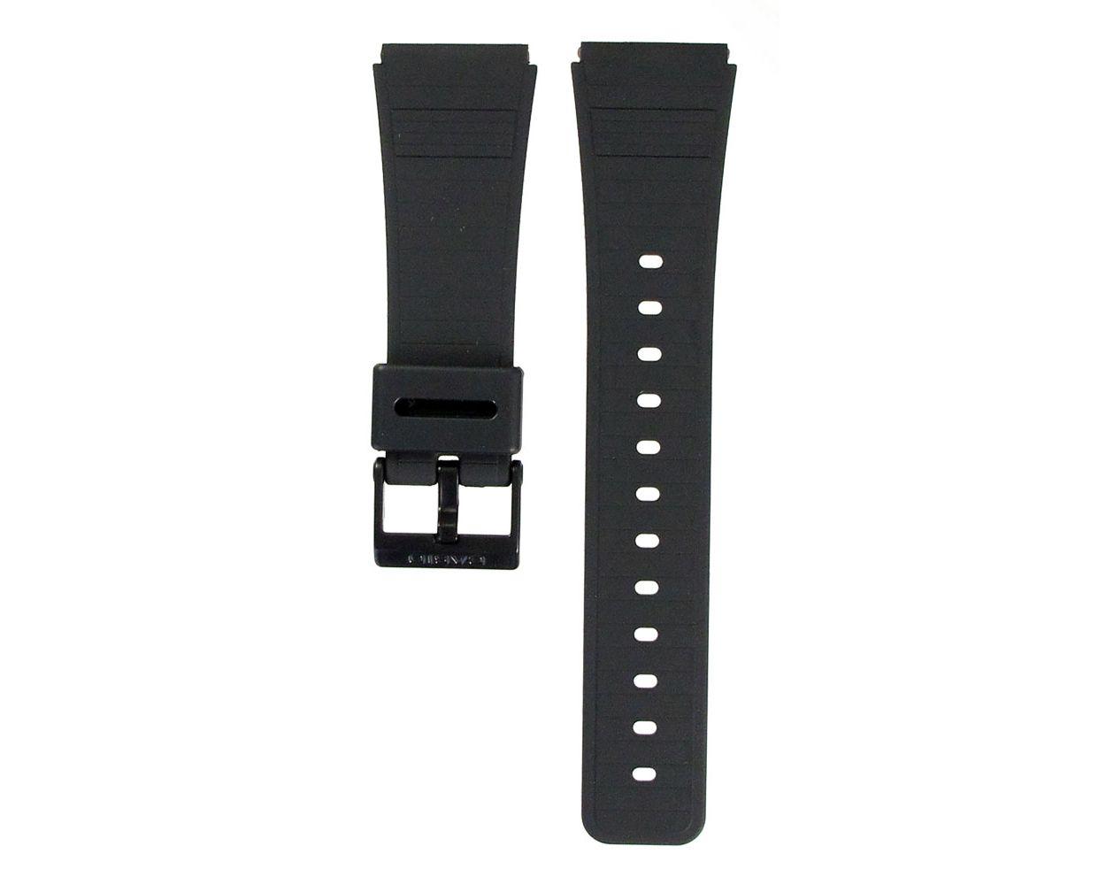 Watch strap Casio 70378364 / DBC-62-1 Plastic Black 22mm