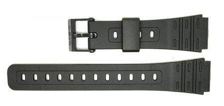 Watch strap Casio JC-30 / W-59 / W-64 / W-85 / 71604816 Plastic Black 18mm