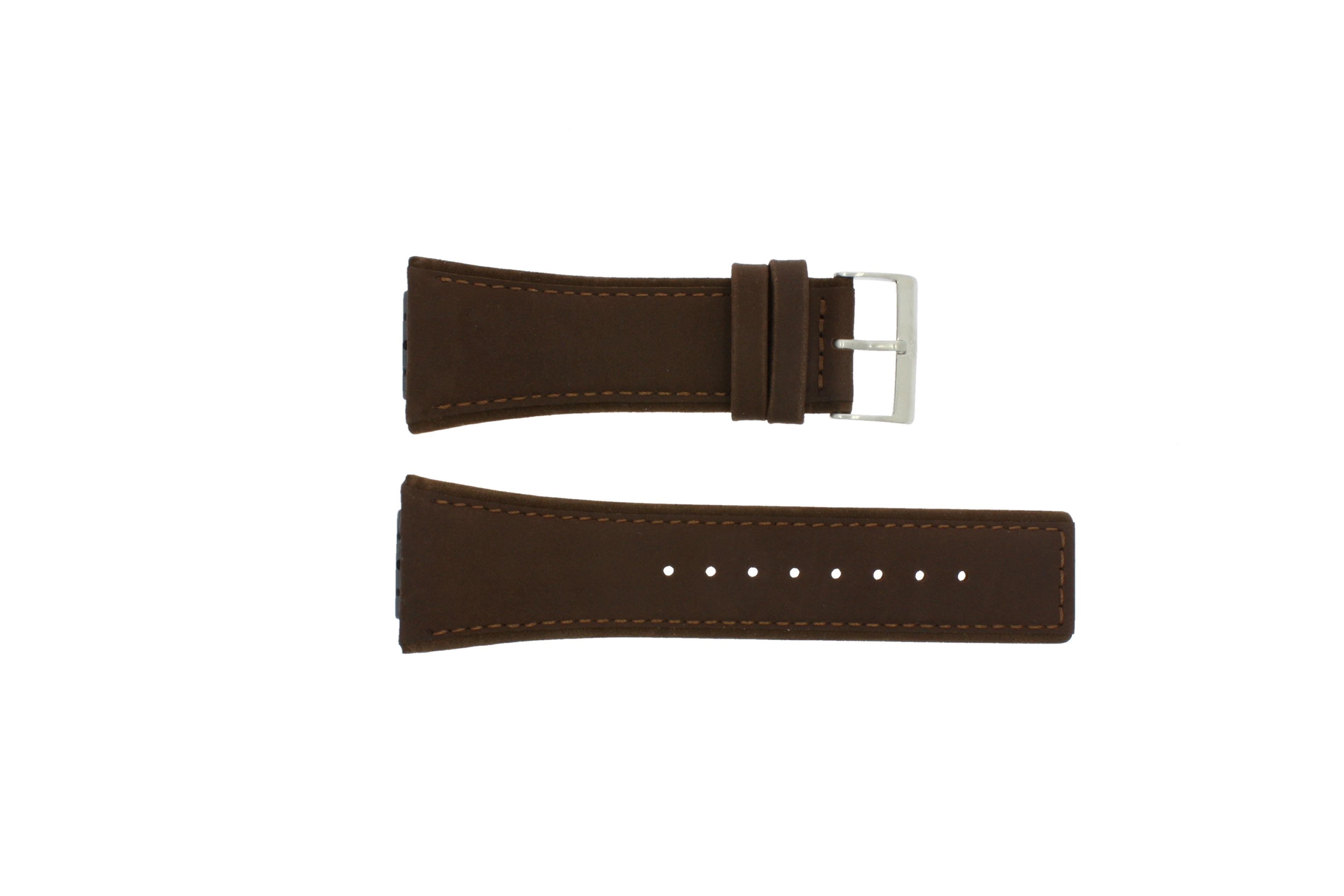 Watch strap Skagen 747LSLD Leather Brown 20mm