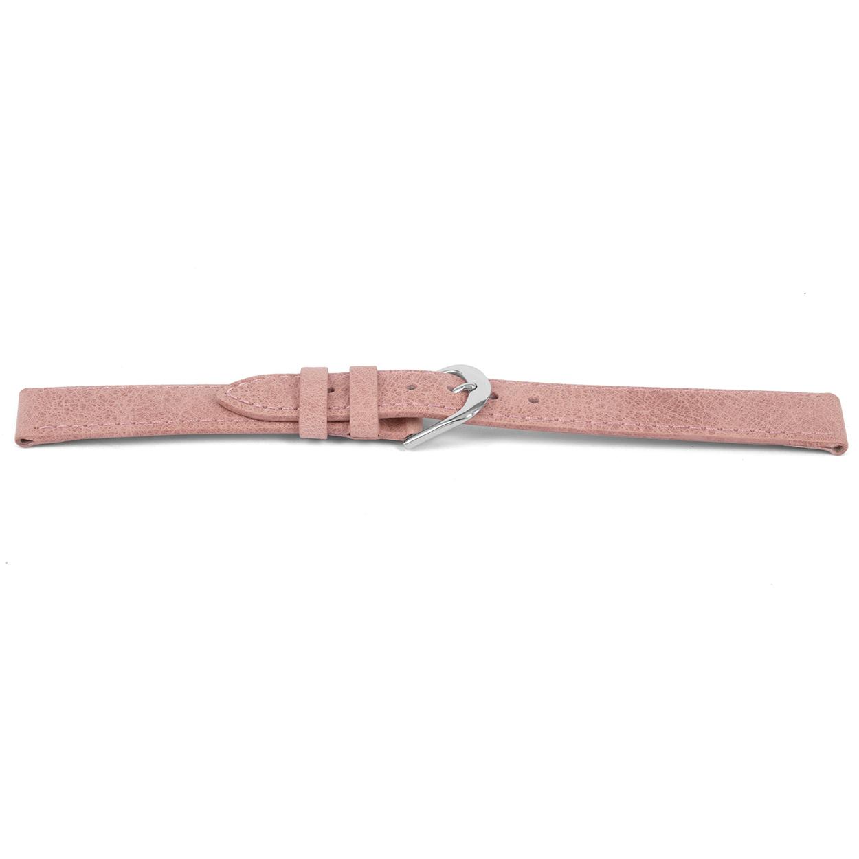 Watch strap Universal E753 Leather Pink 16mm