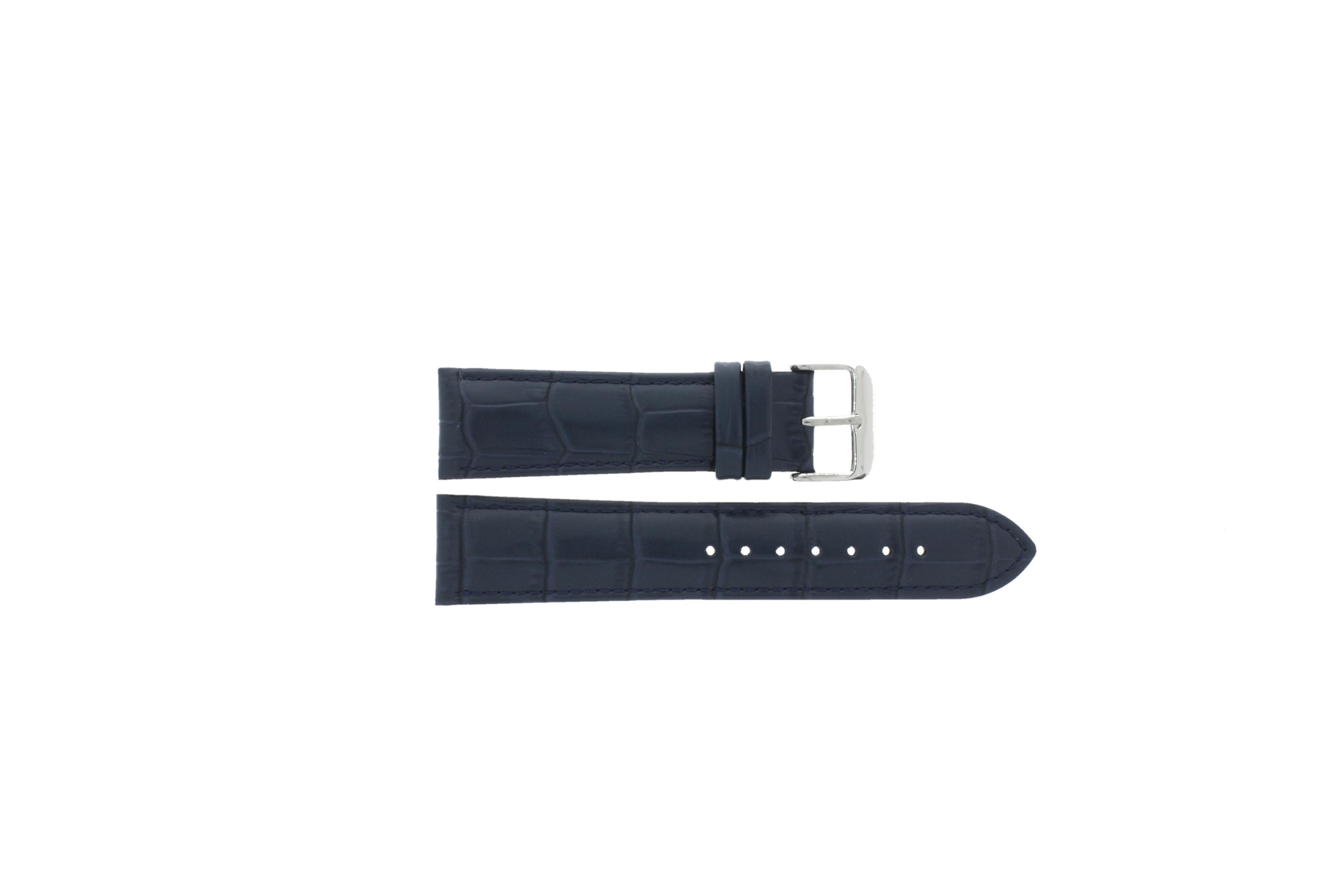 Watch strap Universal 805R.05 Leather Blue 20mm