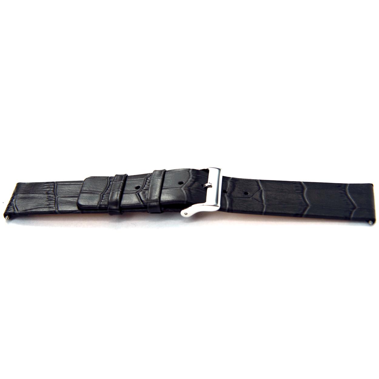 Watch strap Universal K810 Leather Grey 28mm