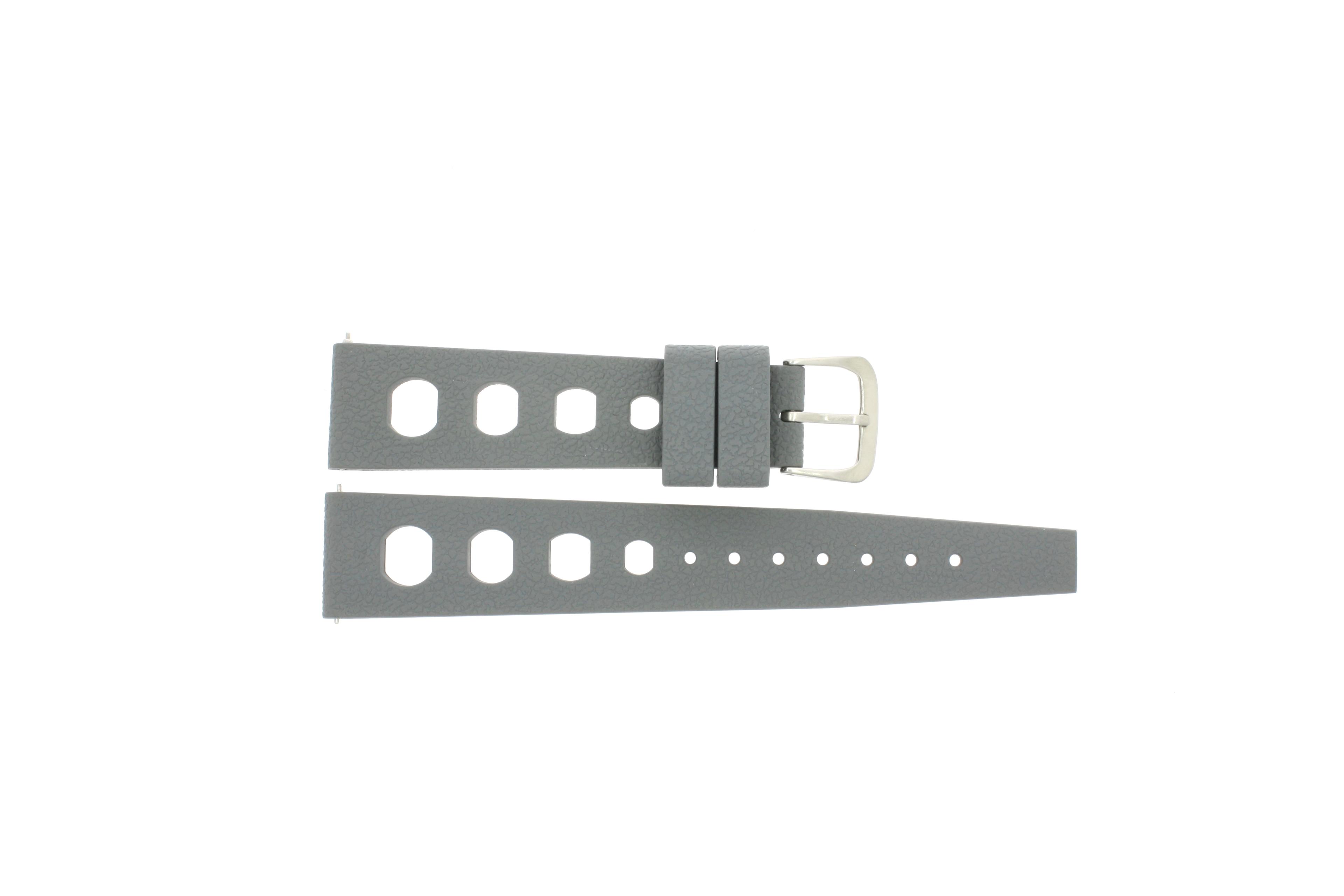 Watch strap Universal 841.00 Rubber Grey 20mm