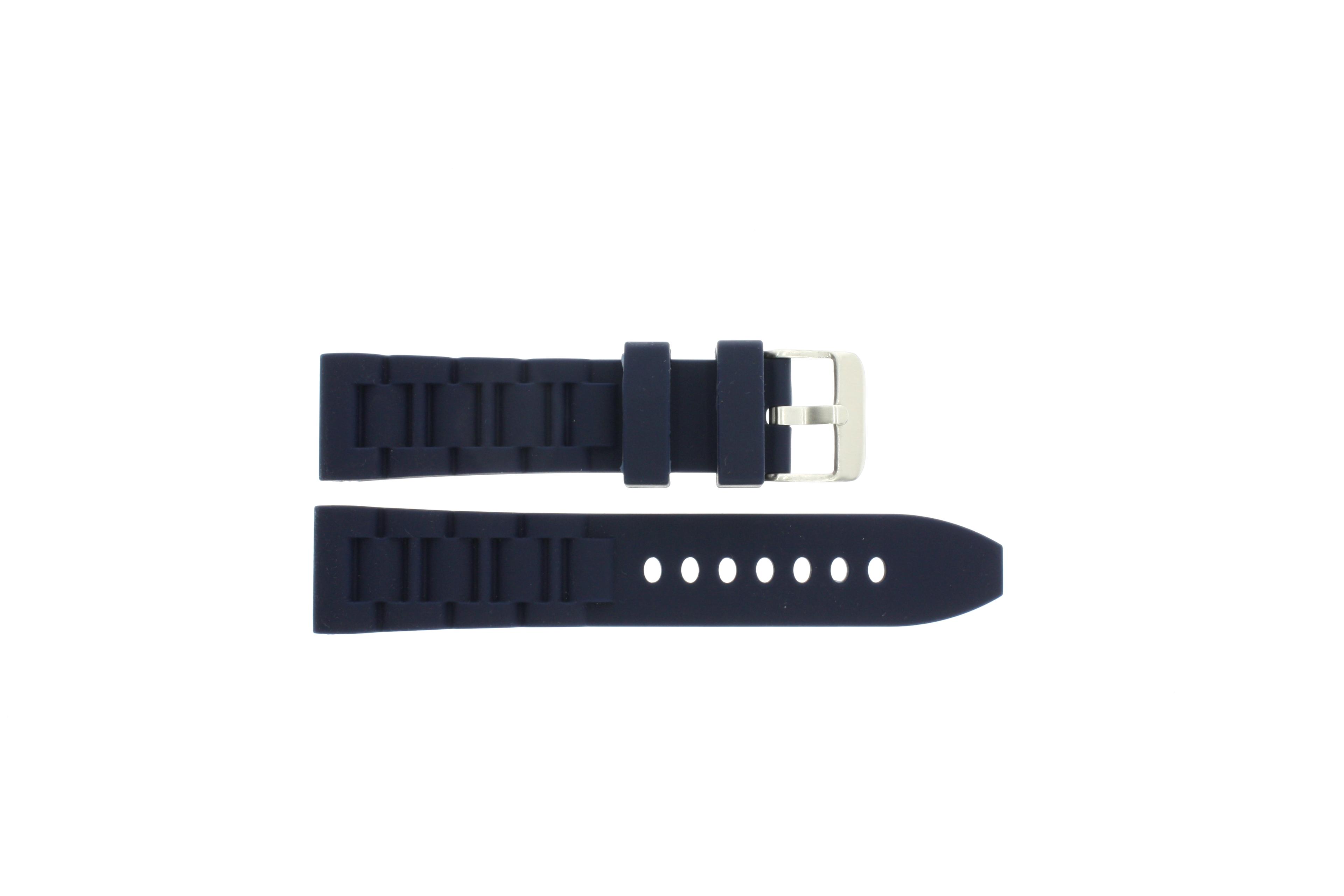 Watch strap Universal 896.06 Rubber Blue 20mm