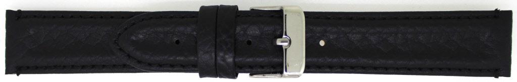 Watch strap Universal 891.01.22 Leather Black 22mm