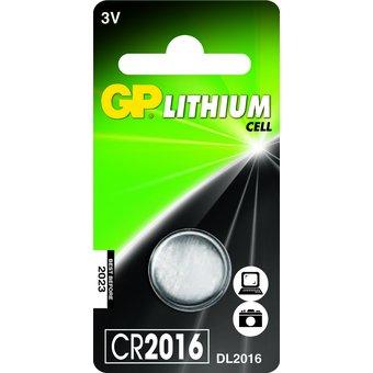 GP Button cell Battery CR2016 - 3v