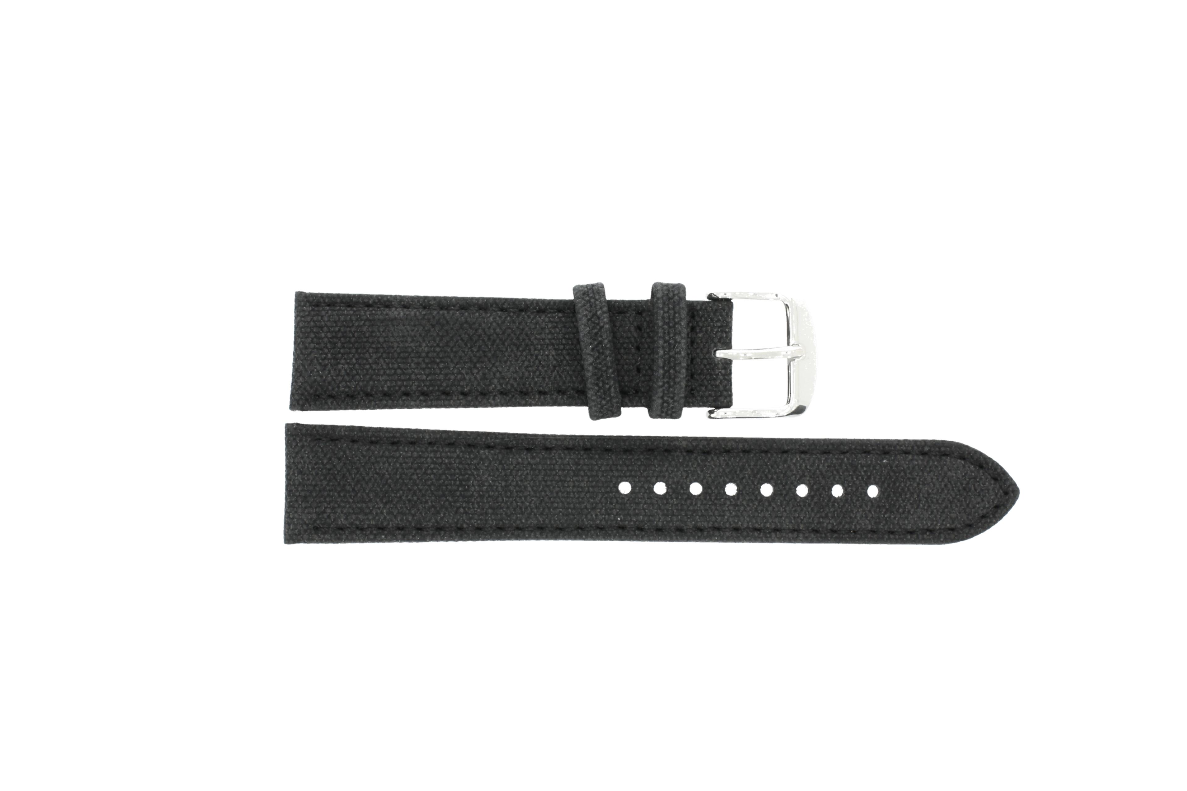 Watch strap Universal 91740.01.20 Canvas Black 20mm