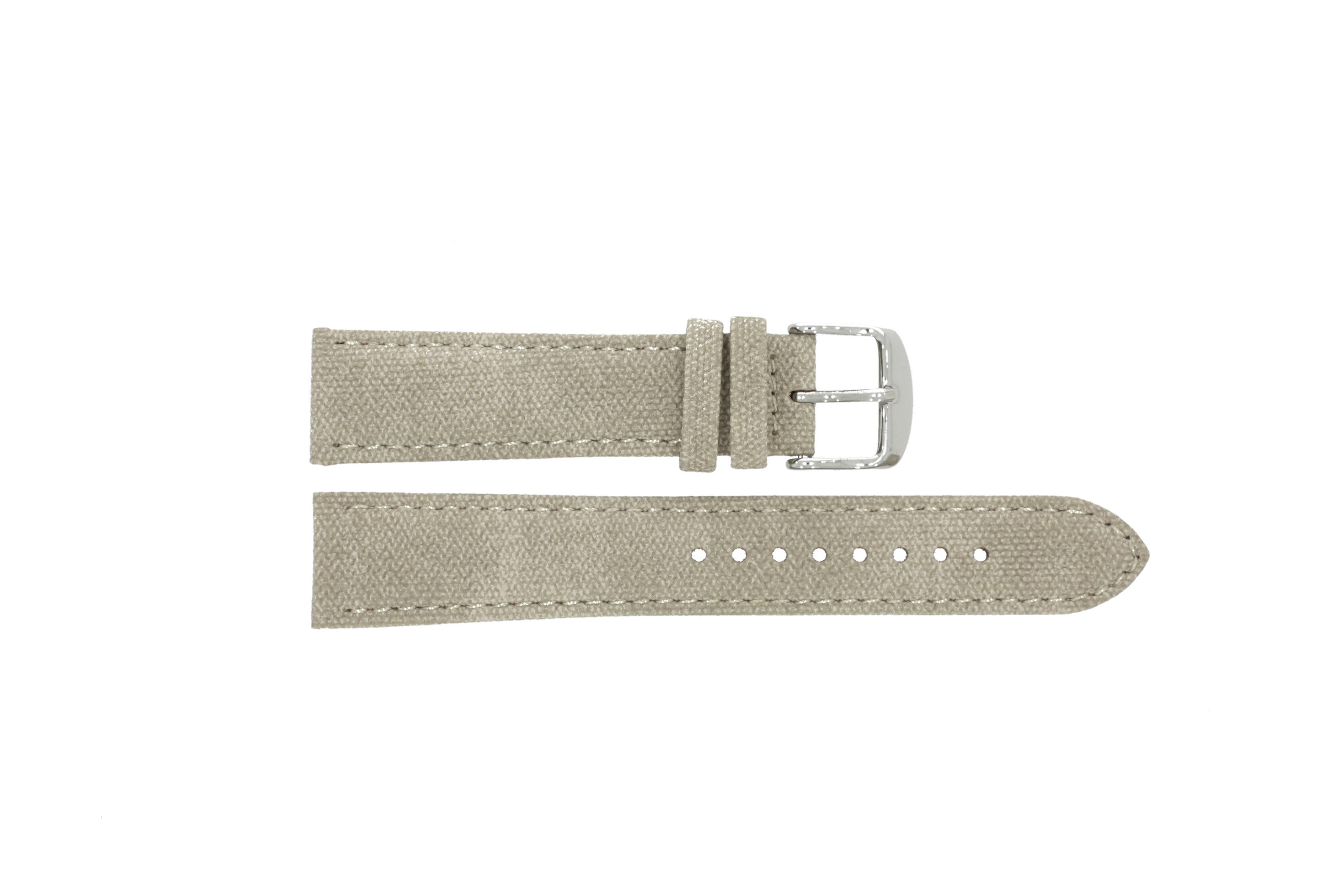 Watch strap Universal 91740.18.20 Canvas Beige 20mm