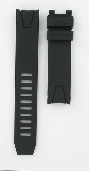 Watch strap Omega 98000085 / 2254.50 Rubber Black 20mm