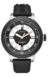 Watch strap Nautica A29552G Rubber Black