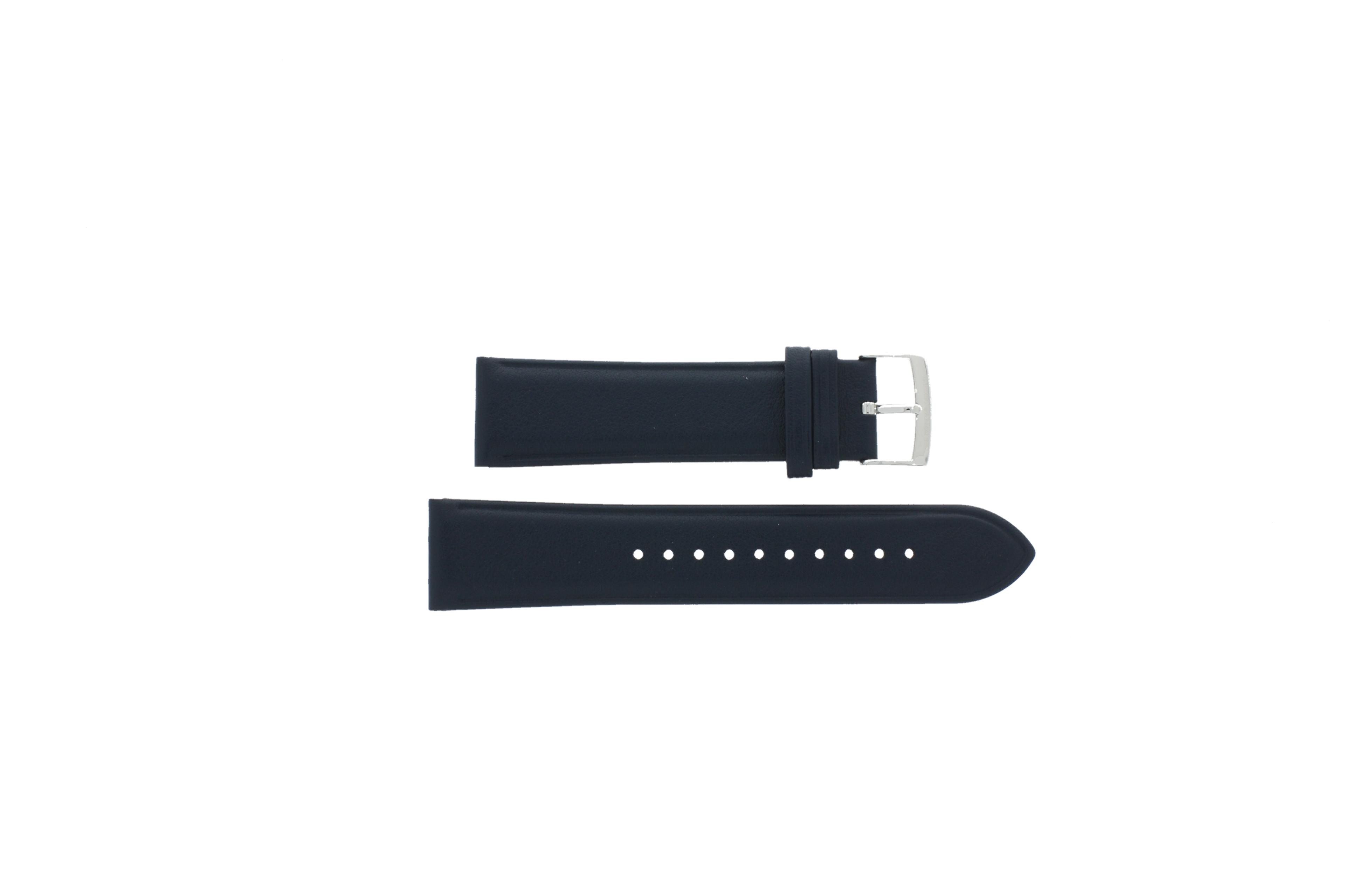 Watch strap Armani AR11226 Leather Blue 22mm