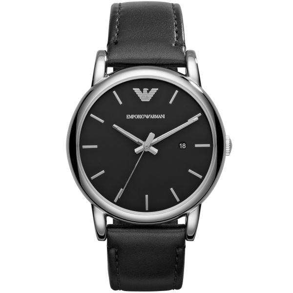 Watch strap Armani AR1692 Leather Black 20mm