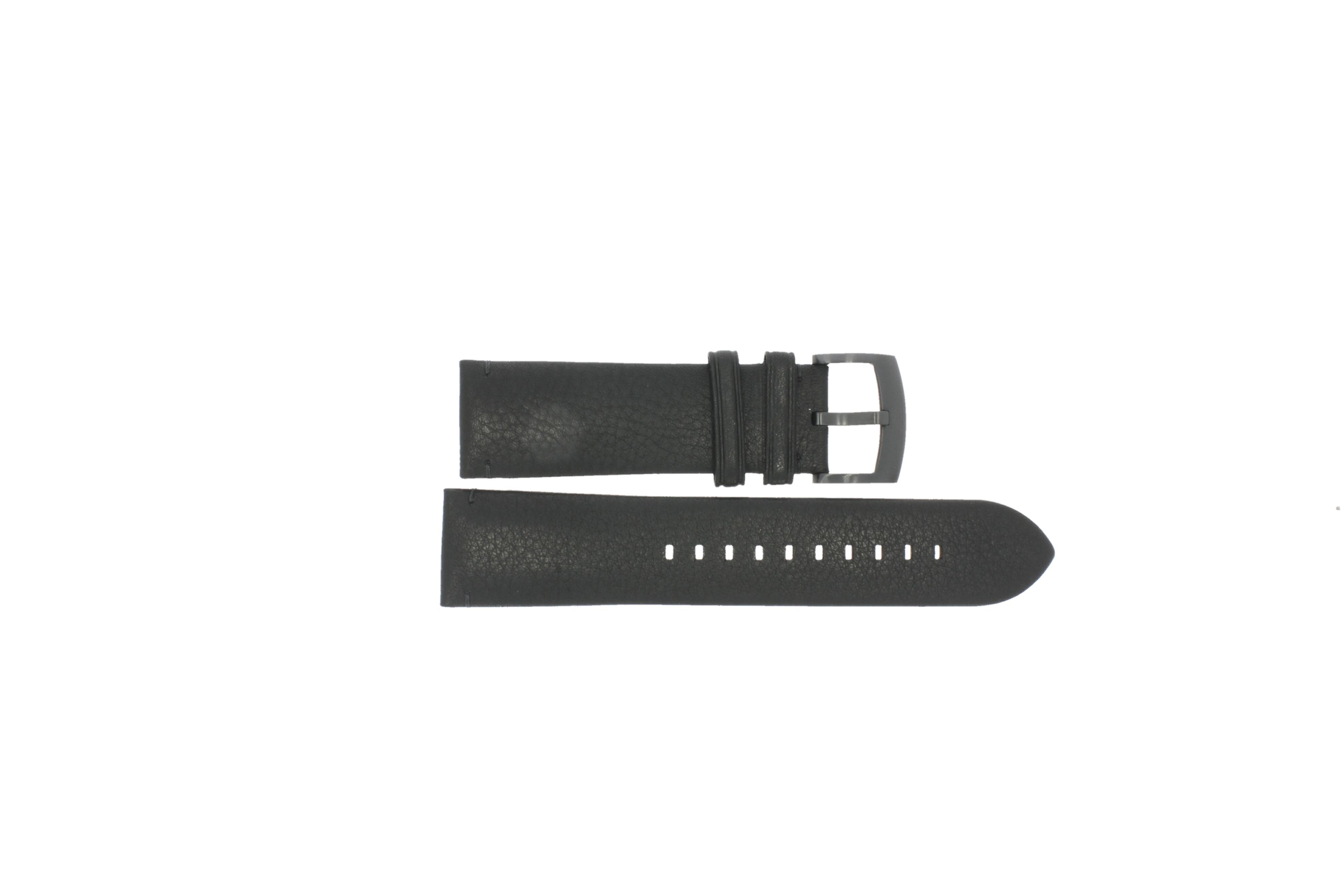 Watch strap Armani AR2461 Leather Black 24mm