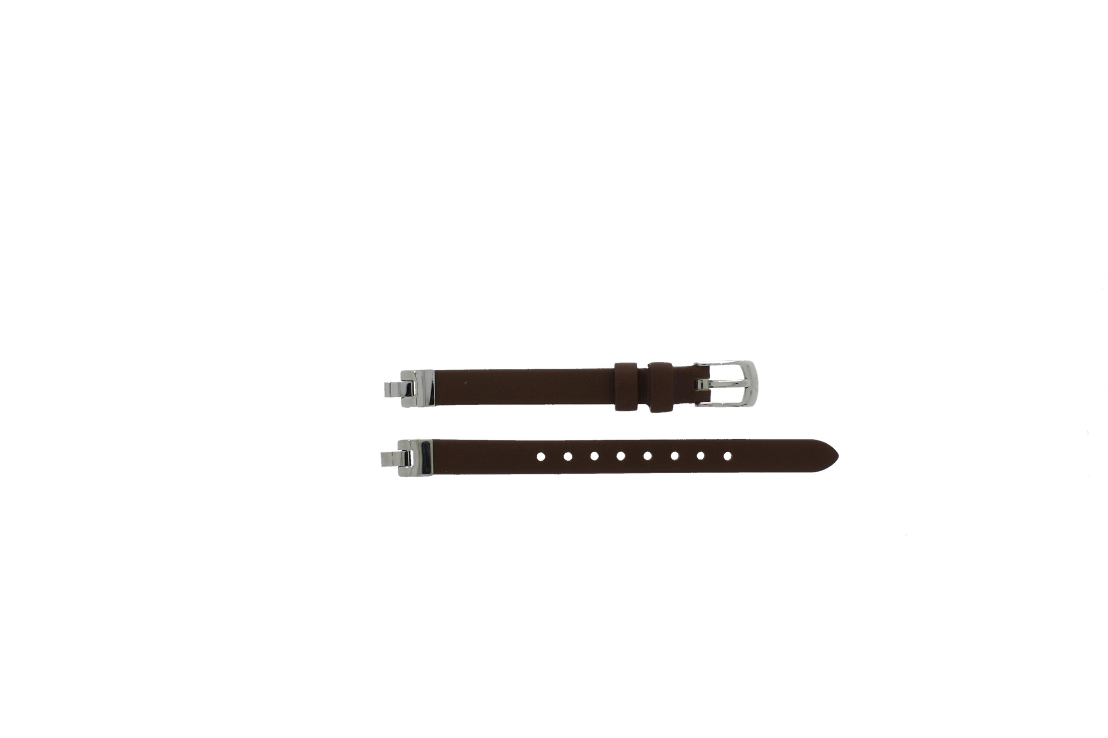 Watch strap Armani AR7392 Leather Brown 9mm