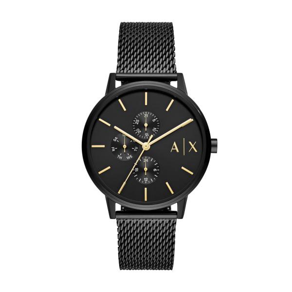 Watch strap Armani AX2716 Milanese Black 20mm