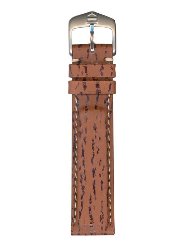 Watch strap Tag Heuer WF2110-K / BC0525 Leather Brown 19mm