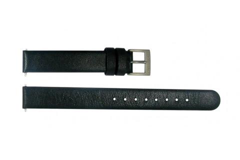 Watch strap Mondaine BM20022 Leather Black 12mm