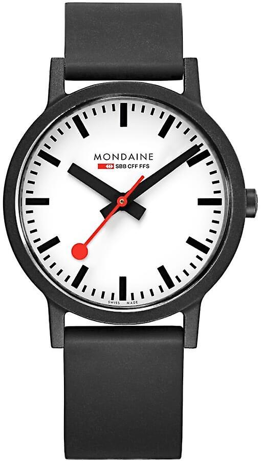 Watch strap Mondaine MS1.41110.RB / BM20192 Rubber Black 16mm