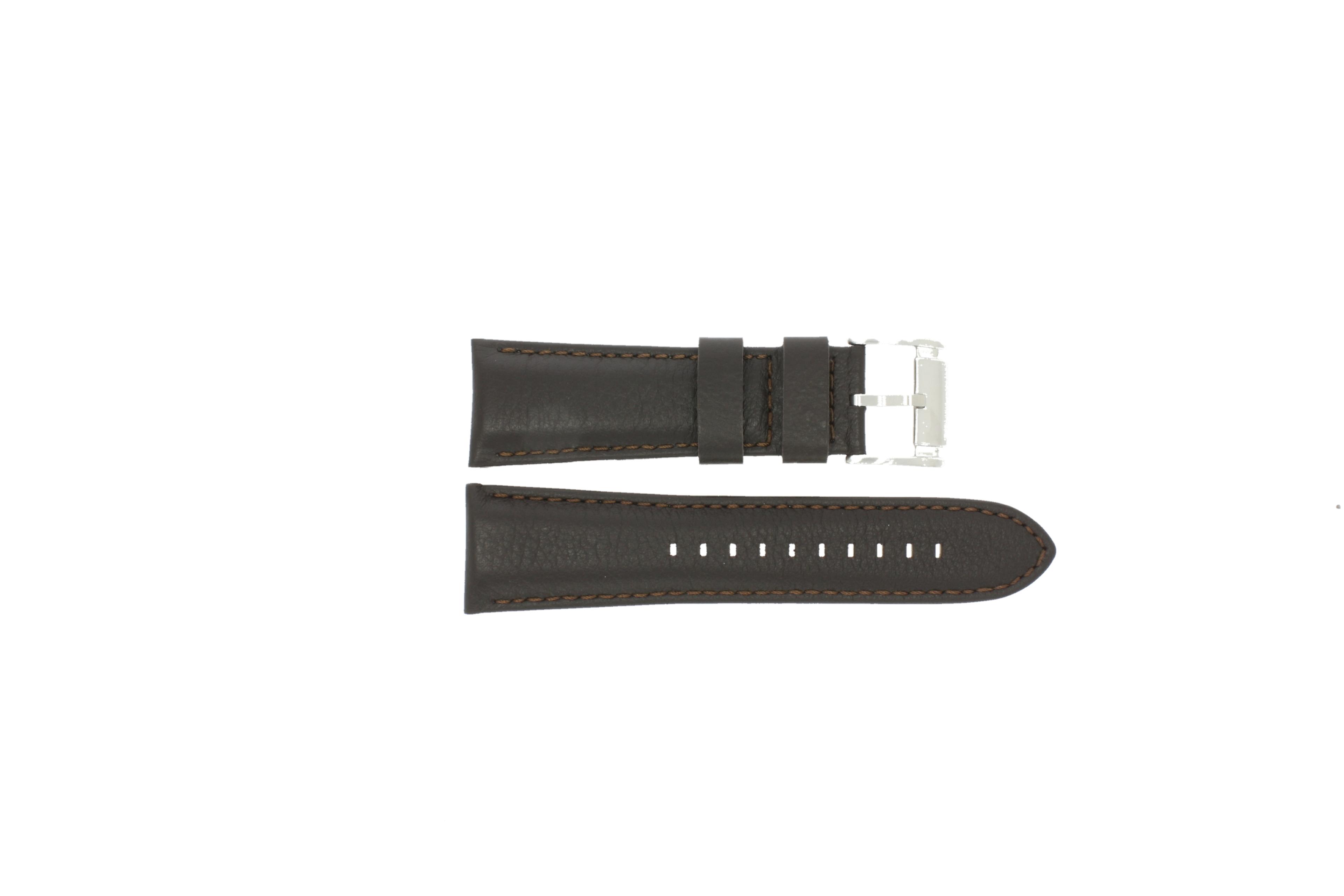 Watch strap Fossil BQ1129 Leather Brown 26mm