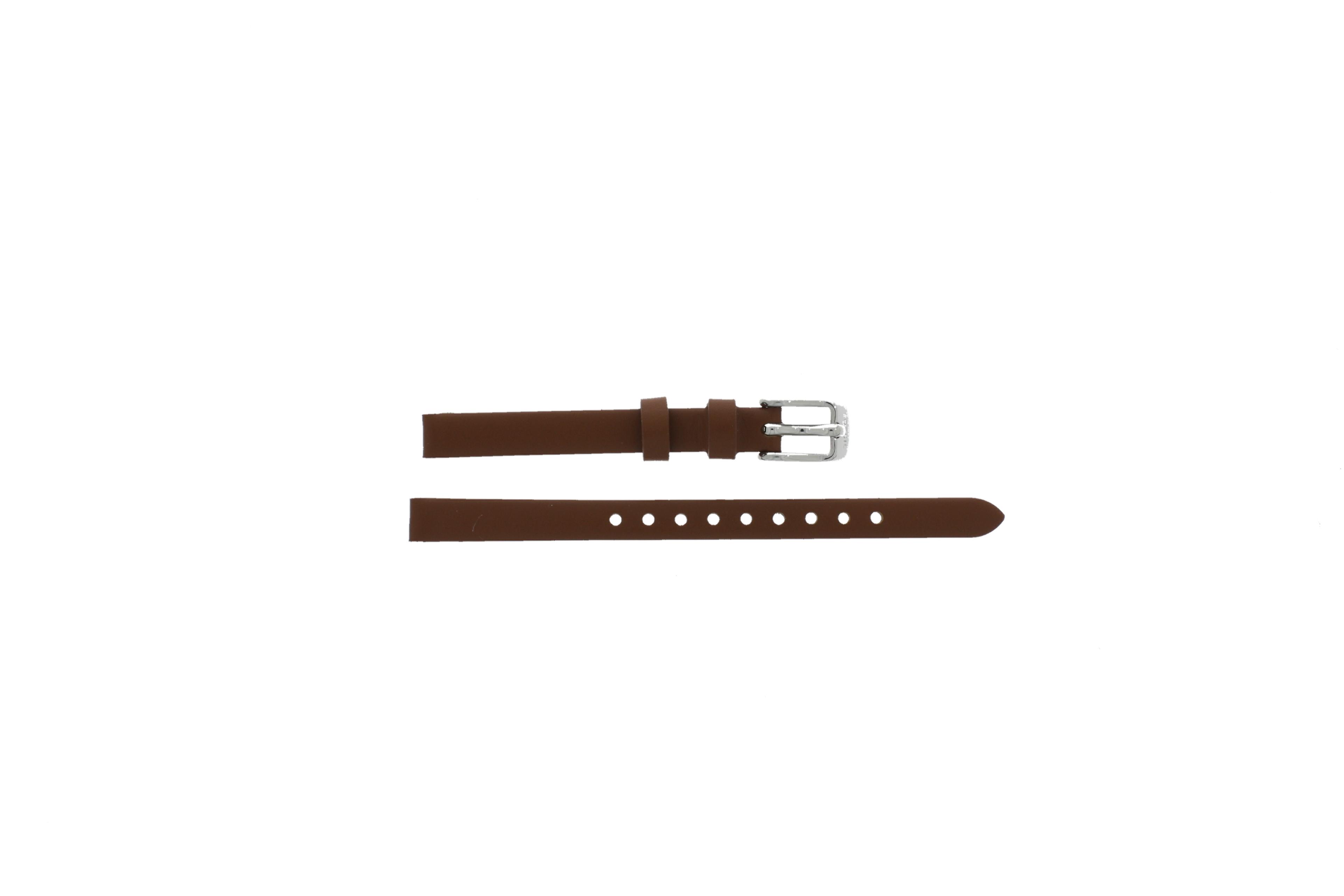 Watch strap Fossil BQ3396 Leather Brown 8mm