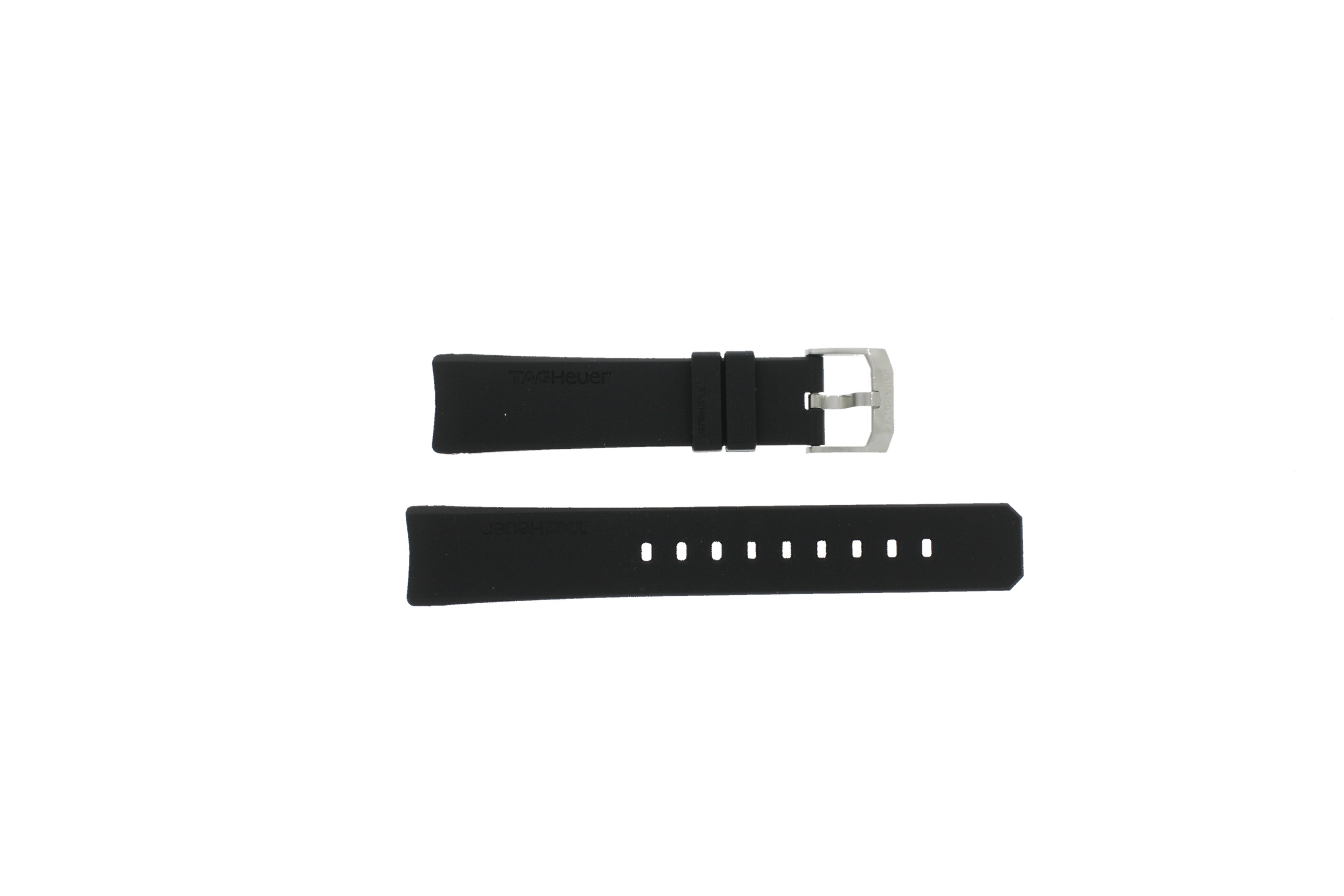 Watch strap Tag Heuer WK111A/0 / BT0702 Rubber Black 20mm