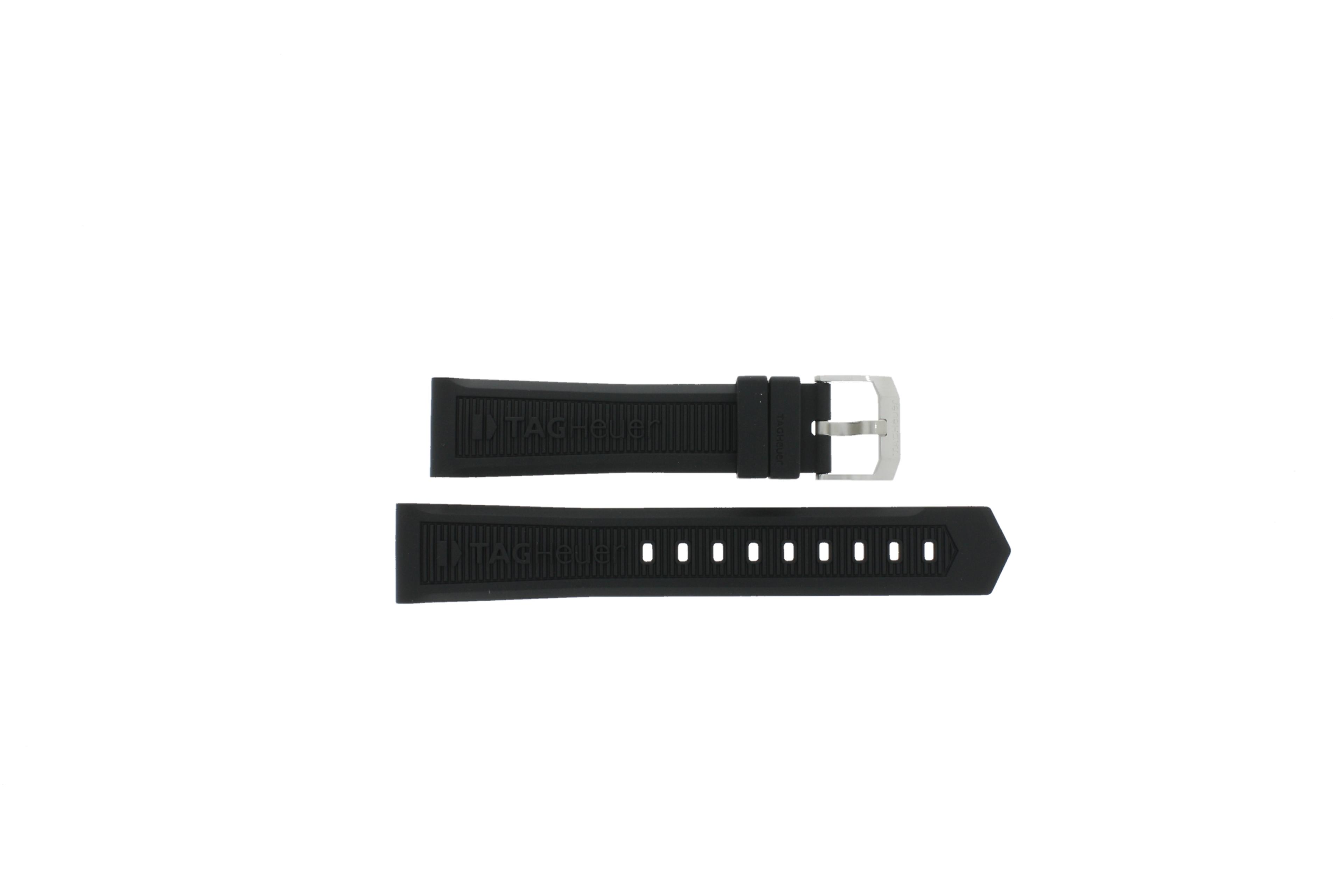 Watch strap Tag Heuer WAH1010 / CAH1012 / BT0717 Rubber Black 22mm