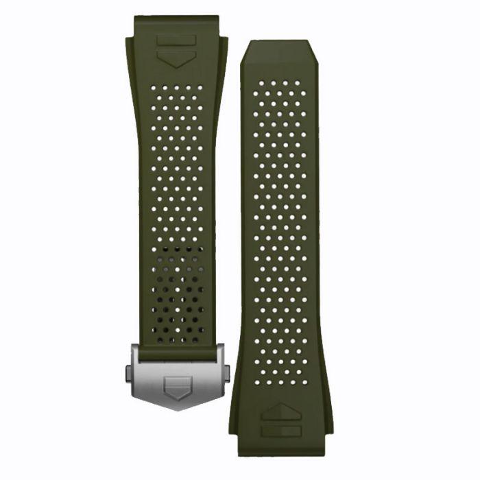 Watch strap Smartwatch Tag Heuer BT6232 Leather Green