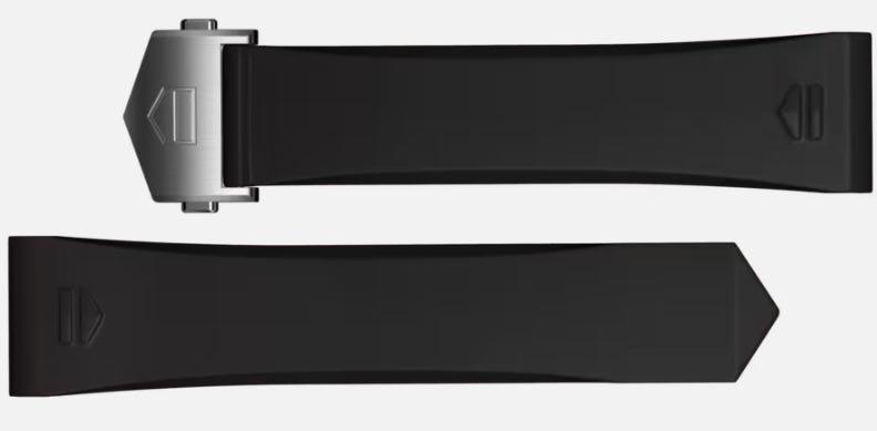 Watch strap Smartwatch Tag Heuer BT6255 Rubber Black