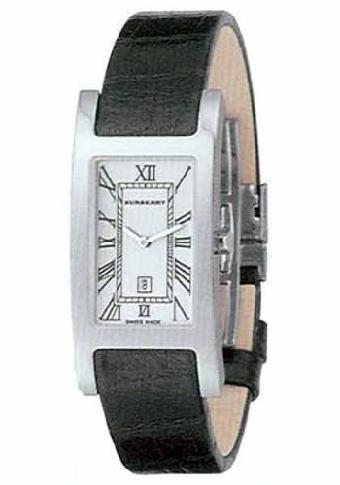 Watch strap Burberry BU1000 Leather Black