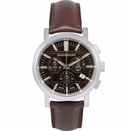 Watch strap Burberry BU1383 Leather Brown 20mm